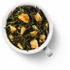 Чай Gutenberg зеленый ароматизированный Роза Парижа 100 грамм
